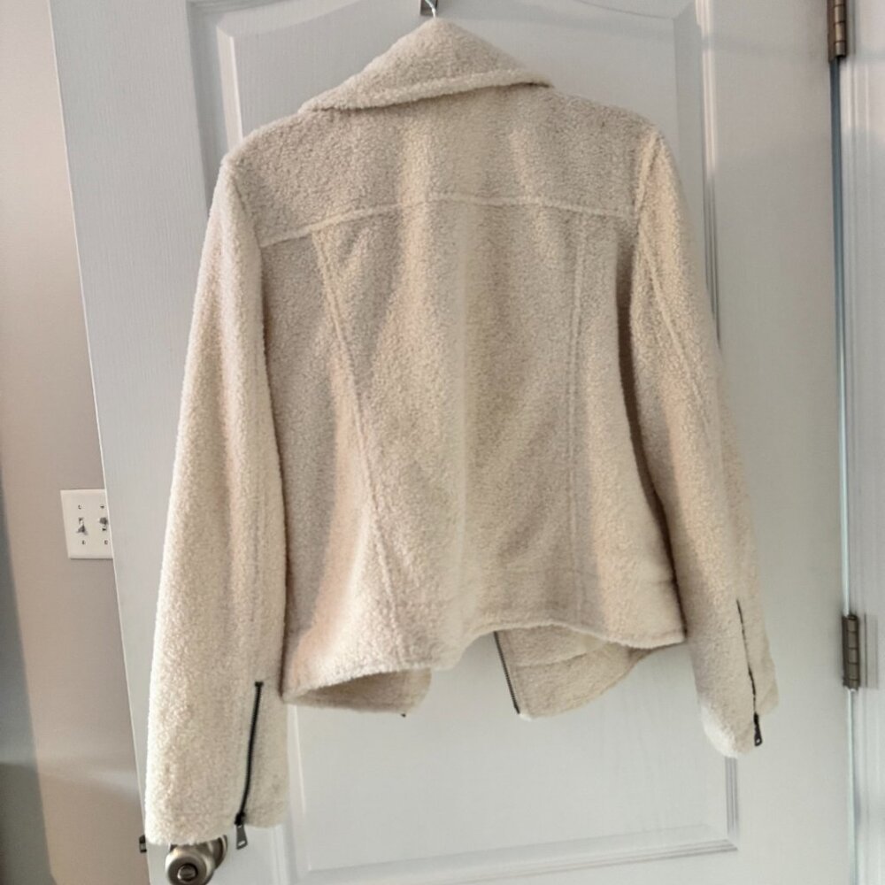 Sherpa Moto-Style Jacket - Picture 2 of 3